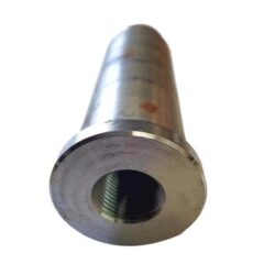 Close up of spindle end with internal threads