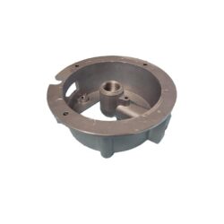 Circular metal diffuser housing with threaded port